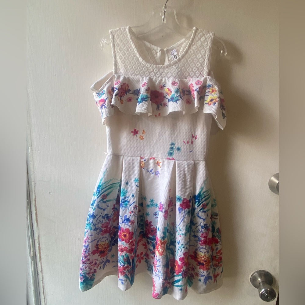 Knitworks Girls’ Ruffled Tiered Sundress, size 10